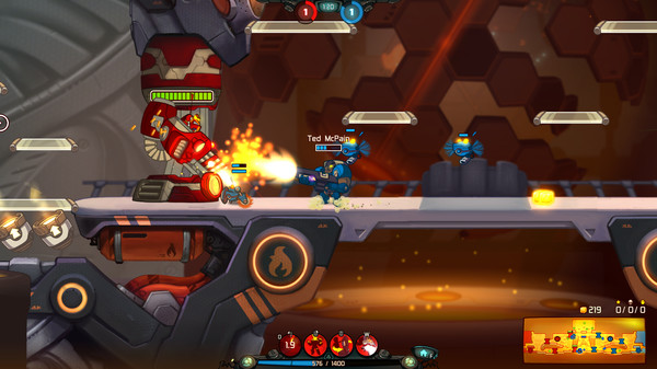 Awesomenauts Character - Ted McPain