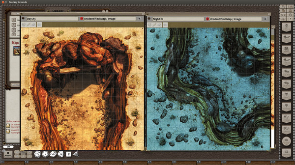 Fantasy Grounds - Black Scroll Games - Desert Canyons (Map Pack)