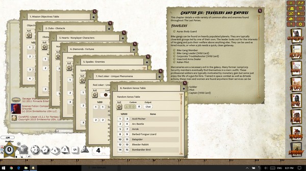 Fantasy Grounds - The Last Parsec: Core (Savage Worlds)