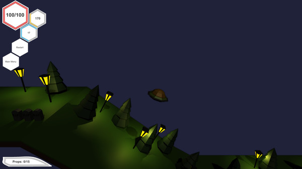 Screenshot z Alien Hostage