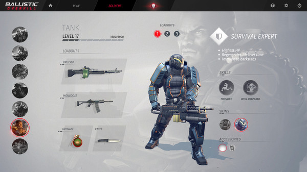 Ballistic Overkill - Tank: Elite