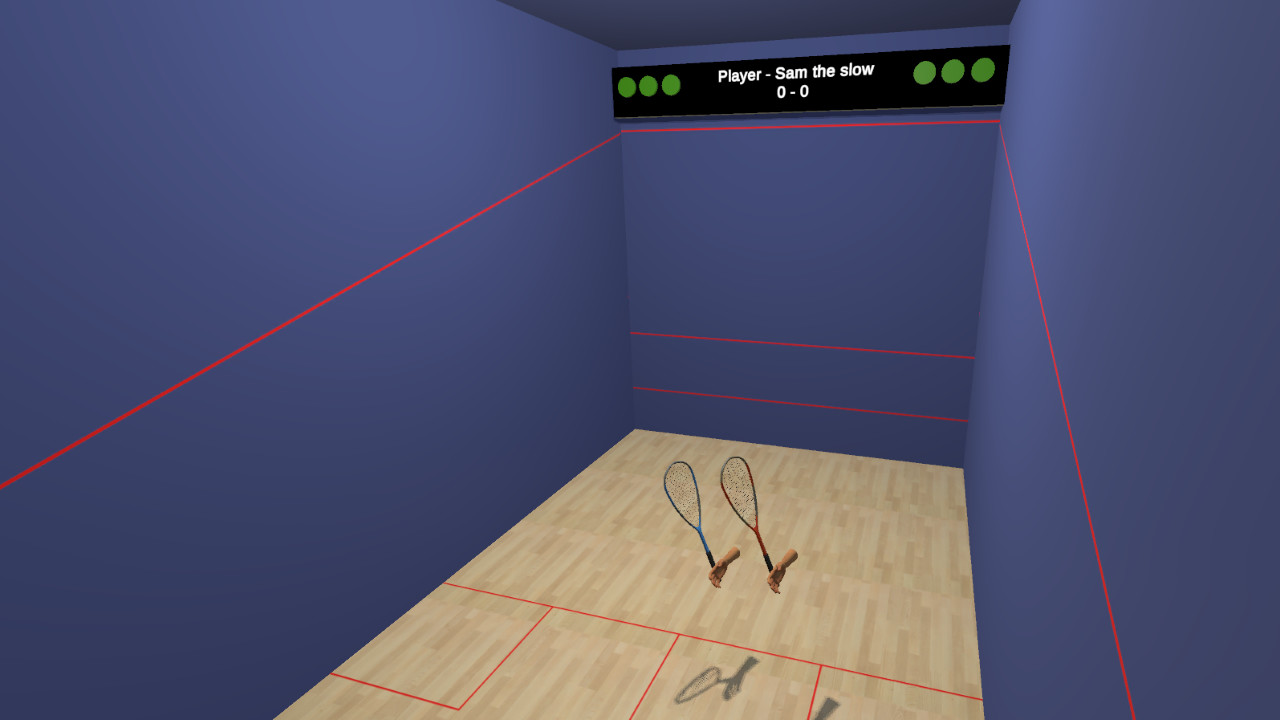 #3. VR Squash 2017 (Steam) โดย: David Cseh