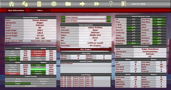 World Boxing Manager — скриншот 3