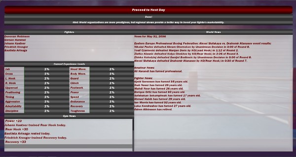 World Boxing Manager — скриншот 5