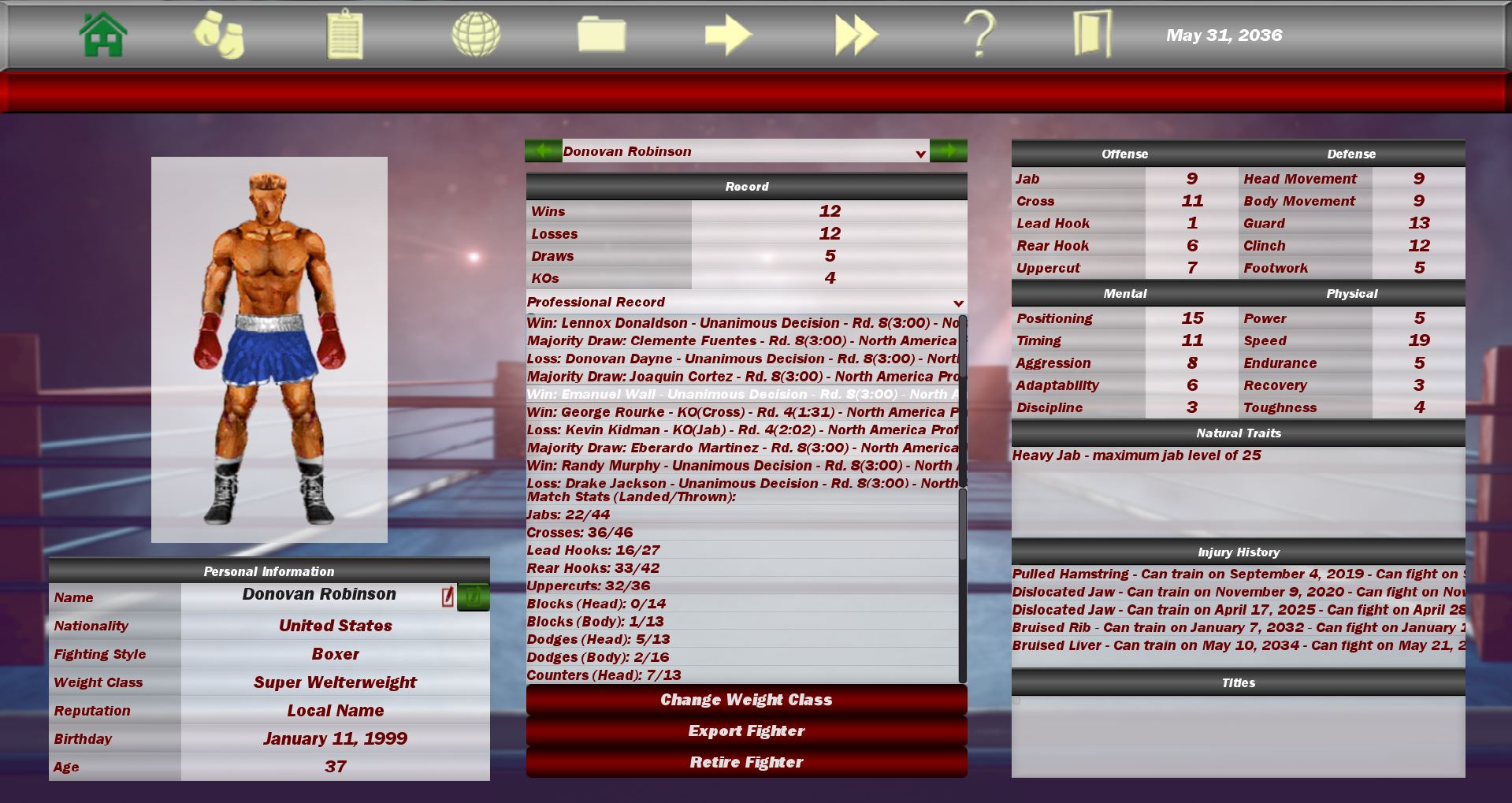 World Boxing Manager Featured Screenshot #1