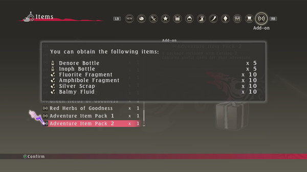 Tales of Berseria™ - Adventure Item Pack 2