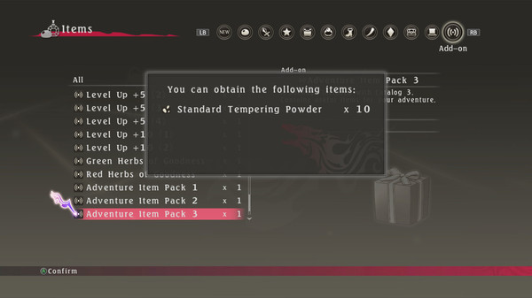 Tales of Berseria™ - Adventure Item Pack 3