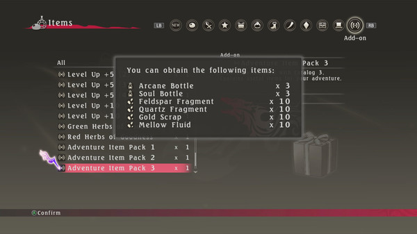 Tales of Berseria™ - Adventure Item Pack 3