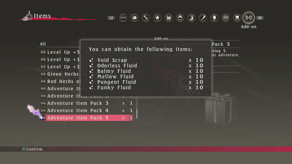 Tales of Berseria™ - Adventure Item Pack 5