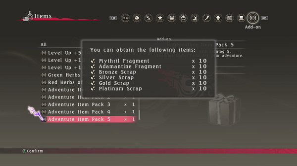 Tales of Berseria™ - Adventure Item Pack 5