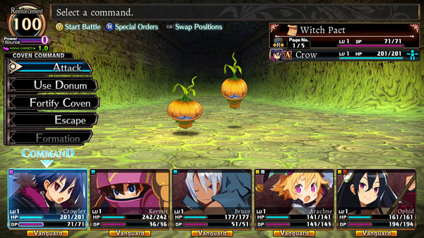 Screenshot z Labyrinth of Refrain: Coven of Dusk