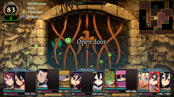 Screenshot z Labyrinth of Refrain: Coven of Dusk
