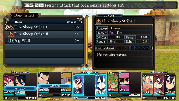 Screenshot z Labyrinth of Refrain: Coven of Dusk