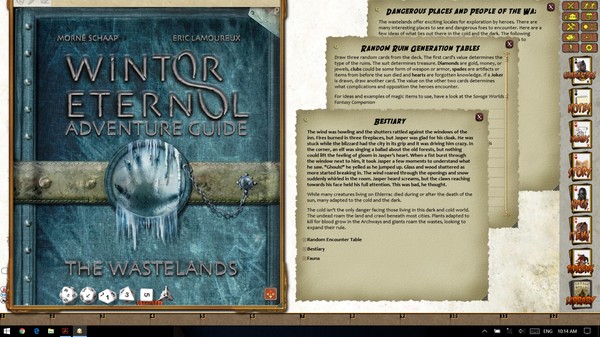Fantasy Grounds - Winter Eternal Adventure Guide: The wastelands (Savage Worlds)