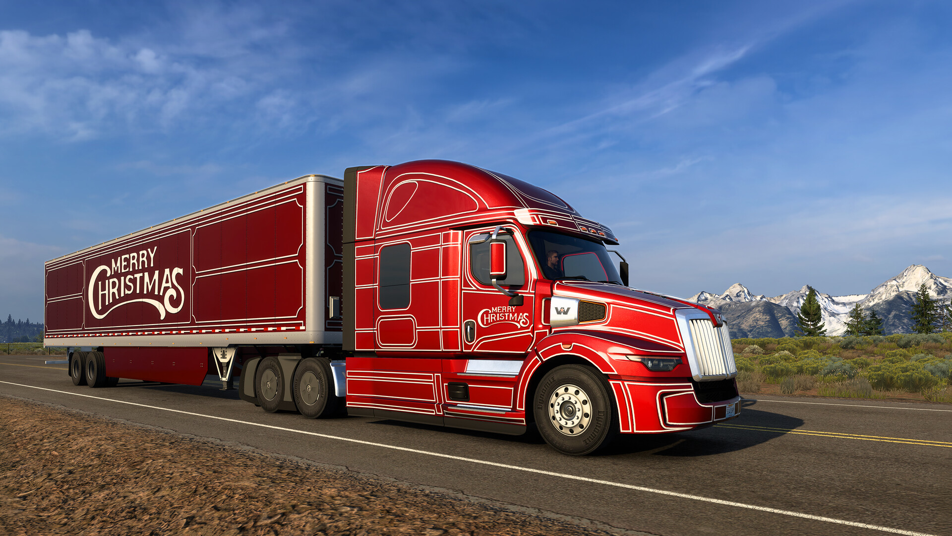 American Truck Simulator - Christmas Paint Jobs Pack Featured Screenshot #1