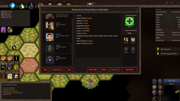 Screenshot z Wizards and Warlords