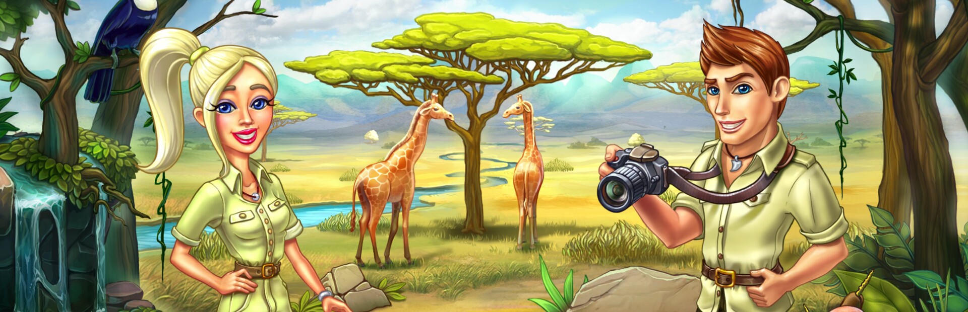 Katy and Bob: Safari Cafe