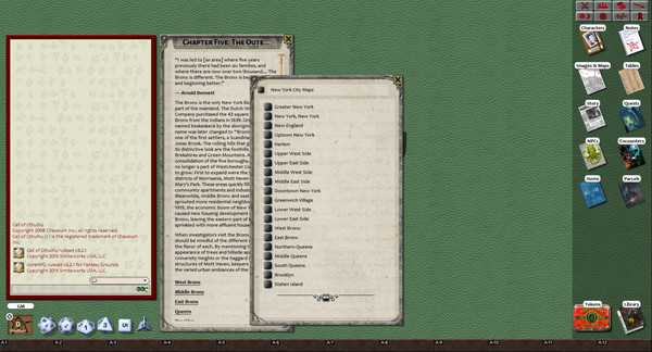 Fantasy Grounds - Secrets of New York (CoC)