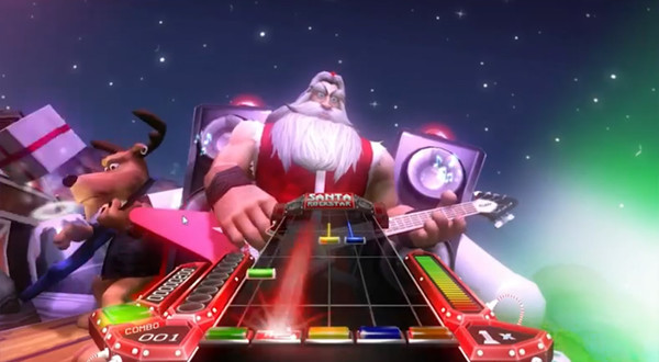 Santa Rockstar