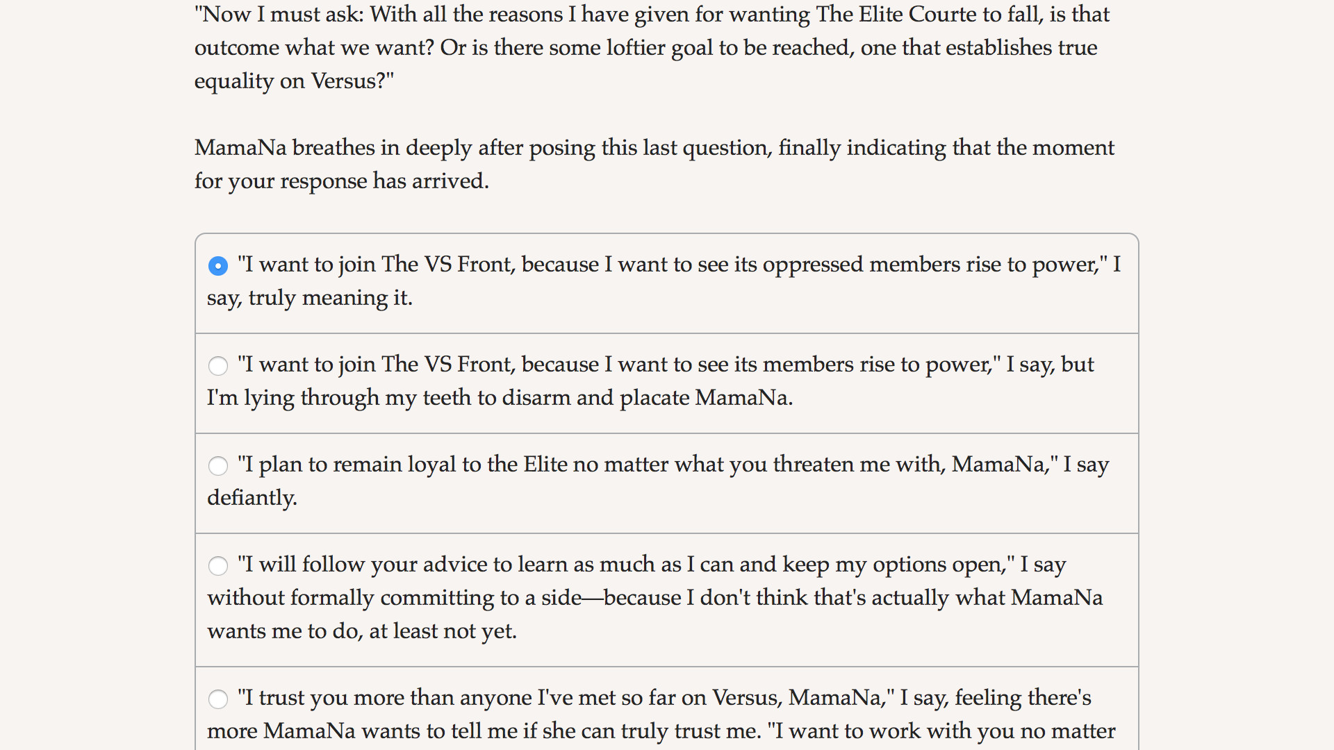 VERSUS: The Elite Trials screenshot #4