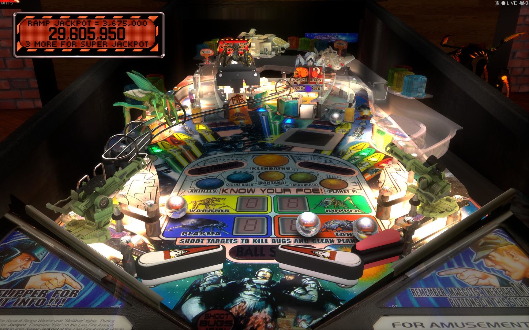 Stern Pinball Arcade: Starship Troopers Featured Screenshot #1