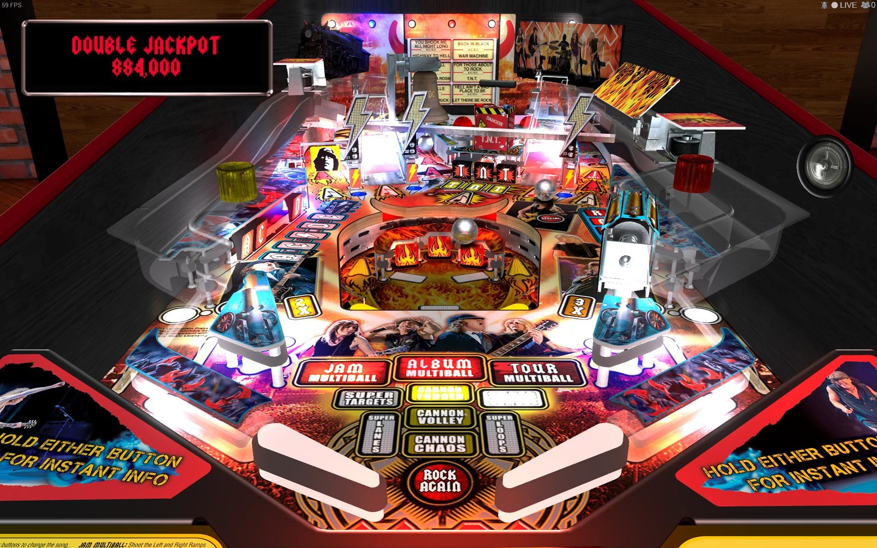 Stern Pinball Arcade: AC/DC Featured Screenshot #1