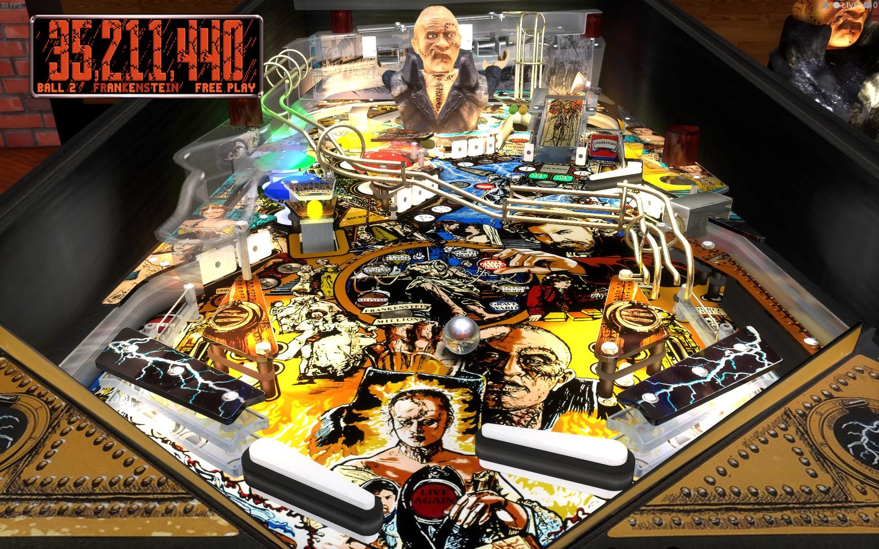 Stern Pinball Arcade: Mary Shelley's Frankenstein Featured Screenshot #1