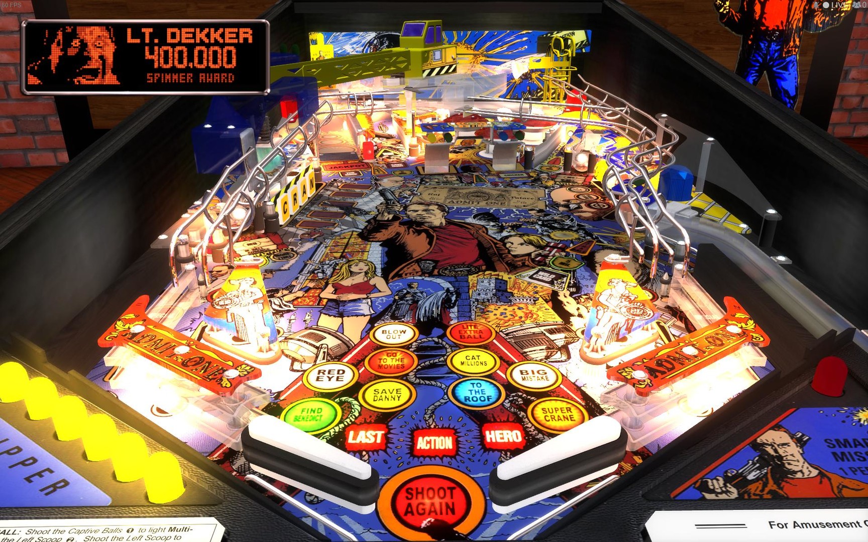 Stern Pinball Arcade: Last Action Hero Featured Screenshot #1