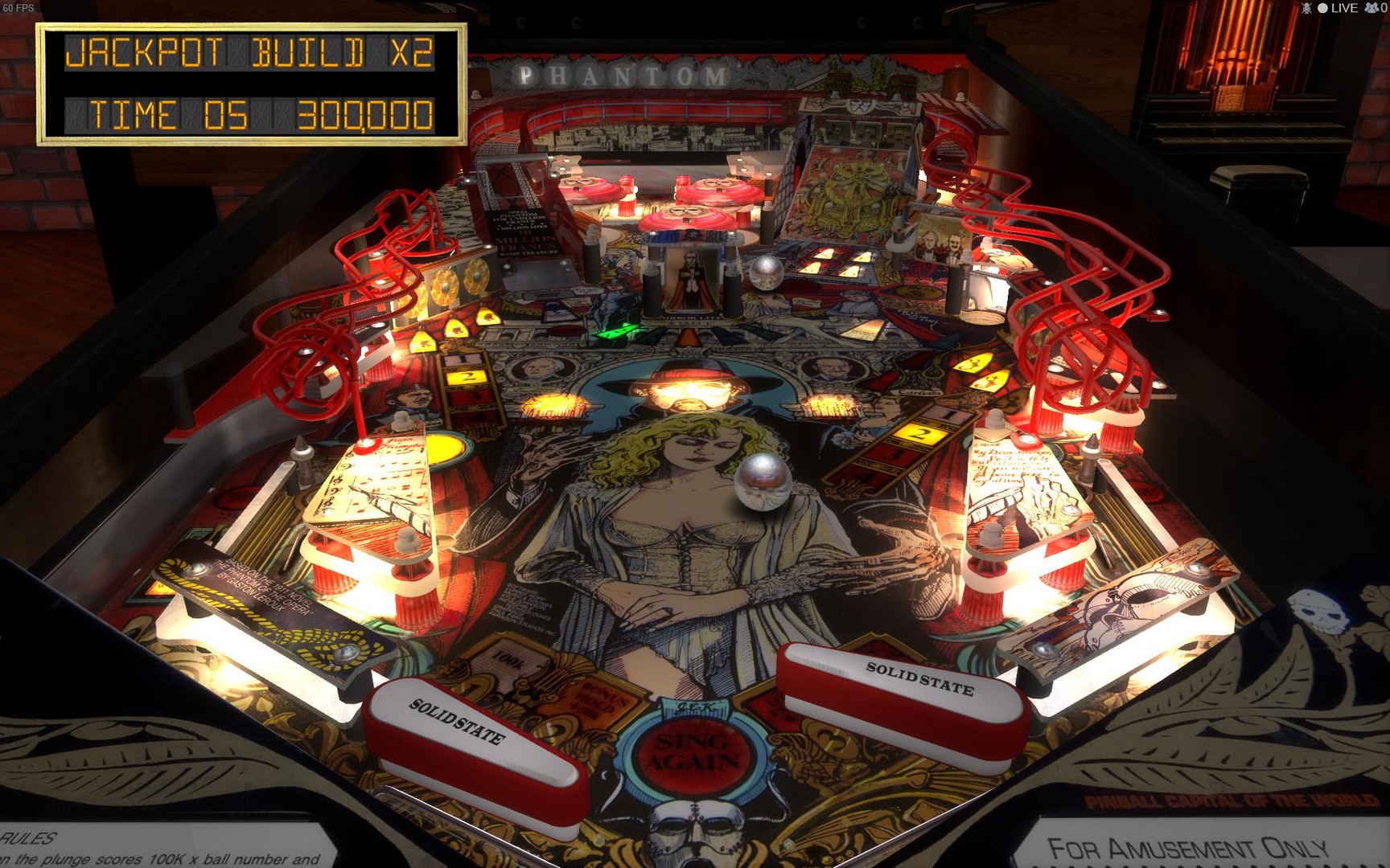 Stern Pinball Arcade: Phantom of the Opera Featured Screenshot #1