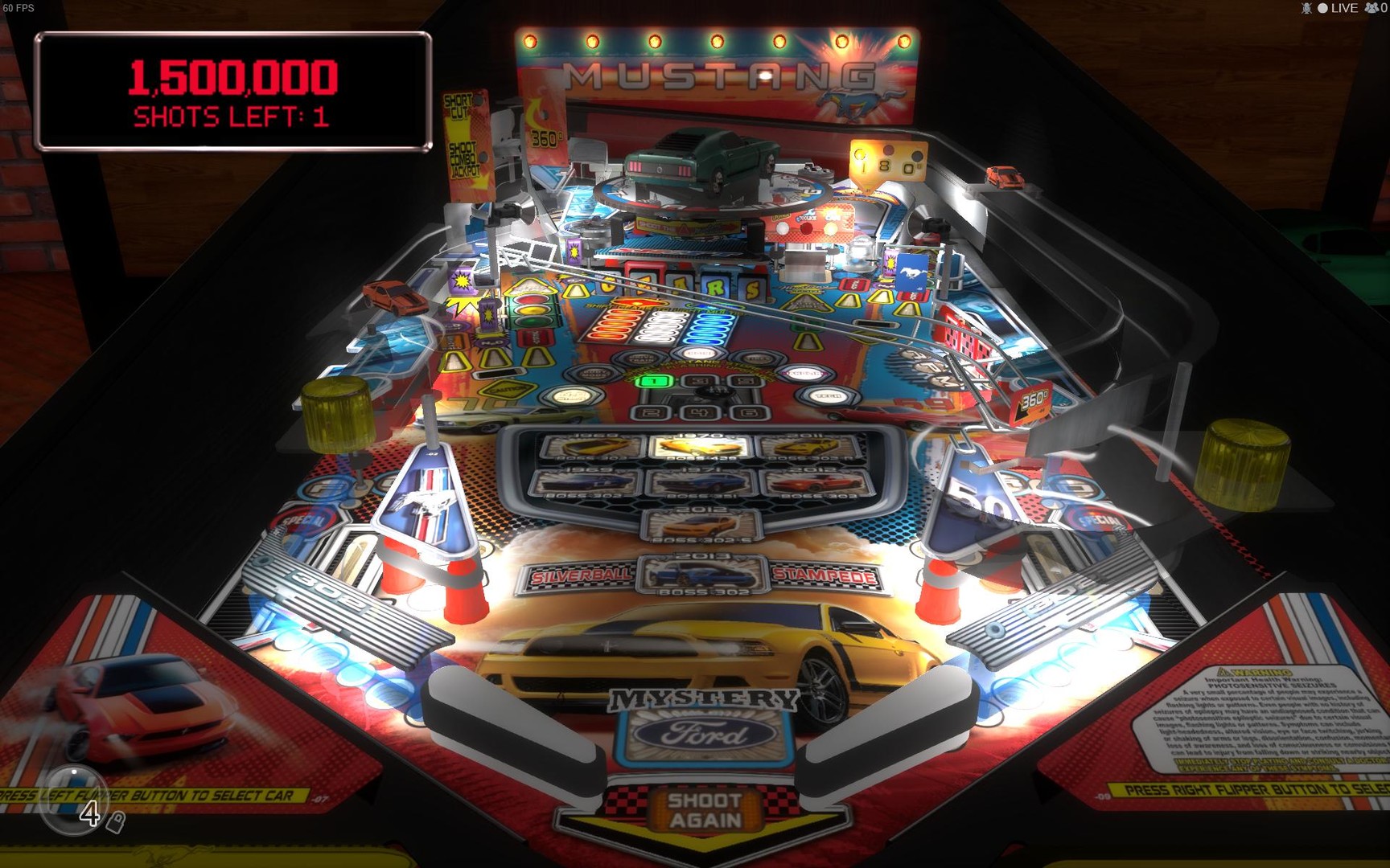 Stern Pinball Arcade: Mustang Featured Screenshot #1