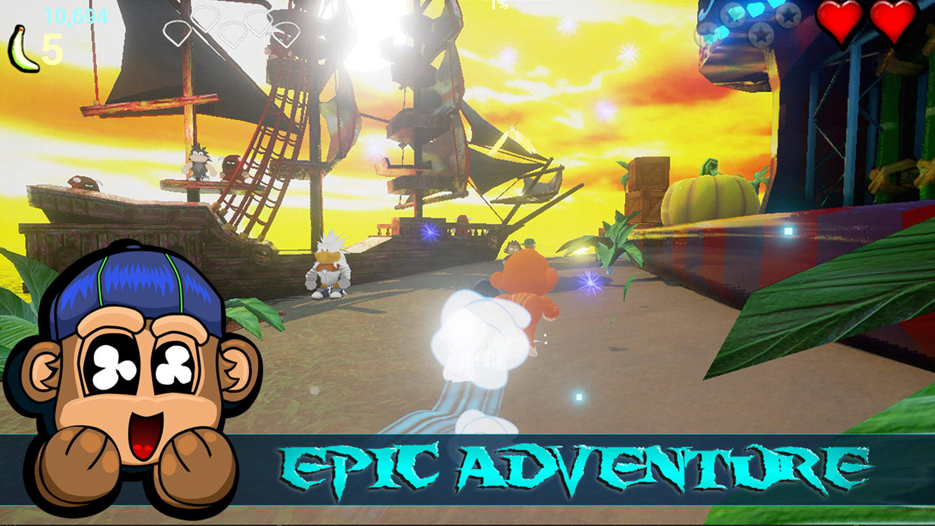 Monkey Land 3D: Reaper Rush в Steam