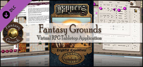 Fantasy Grounds - Rippers Resurrected: Frightful Expeditions (Savage Worlds) Header Image
