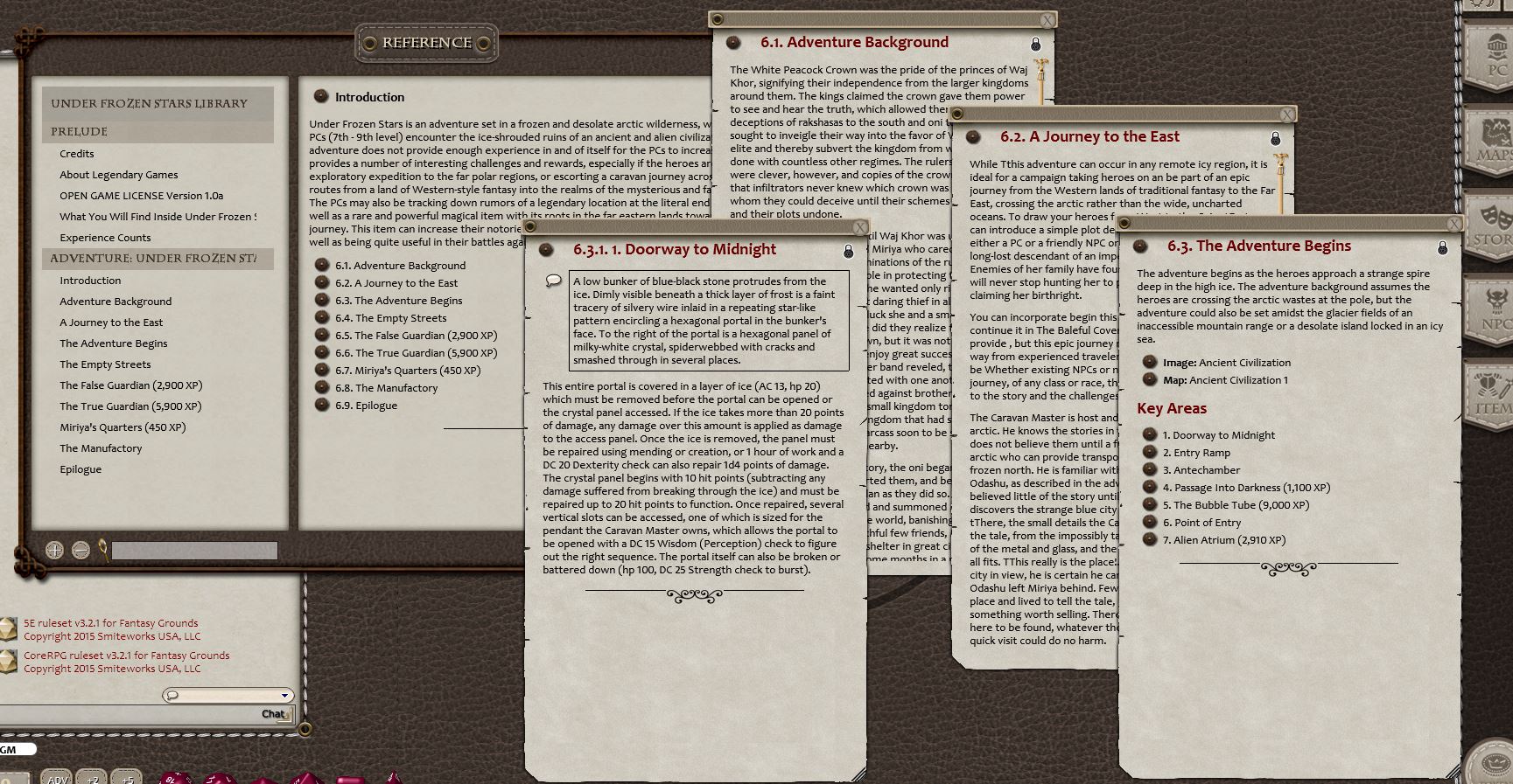 Fantasy Grounds - Under Frozen Stars (5E) screenshot 4