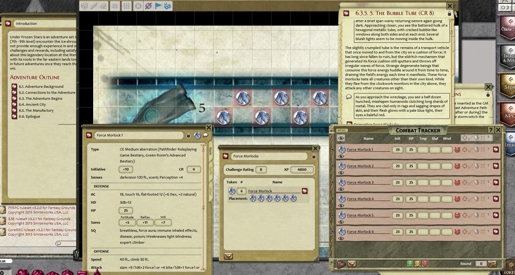 Fantasy Grounds - Under Frozen Stars (PFRPG) screenshot 2