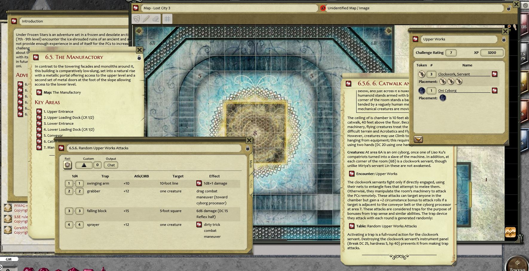 Fantasy Grounds - Under Frozen Stars (PFRPG) screenshot 4