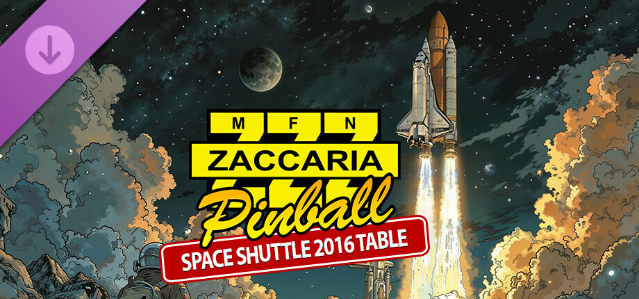 Zaccaria Pinball - Space Shuttle 2016 Table cover art