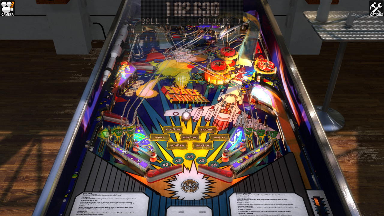 Zaccaria Pinball - Space Shuttle 2016 Table Featured Screenshot #1