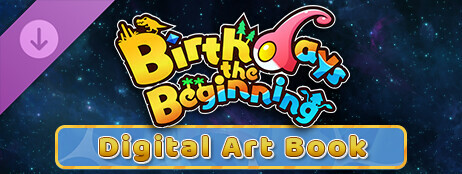 Birthdays the Beginning - Digital Art Book cover art
