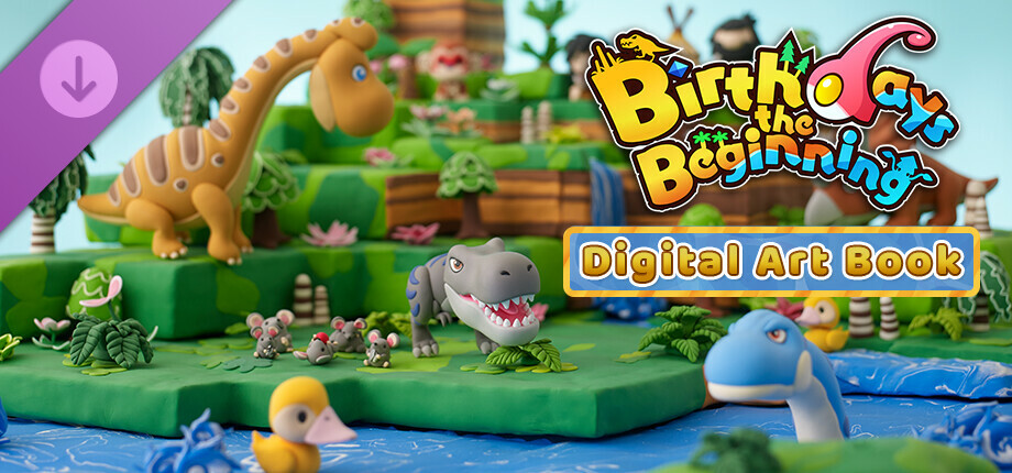 Birthdays the Beginning - Digital Art Book cover art