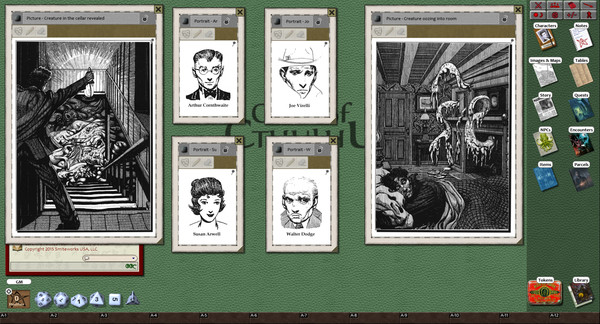 Fantasy Grounds - Call of Cthulhu: Crack'd and Cook'd Manse (CoC)