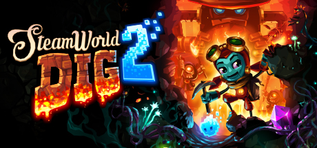 Steam header art for SteamWorld Dig 2
