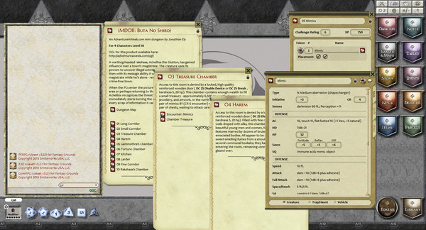 Fantasy Grounds - Mini-Dungeon #011: Buta No Shiro (PFRPG)