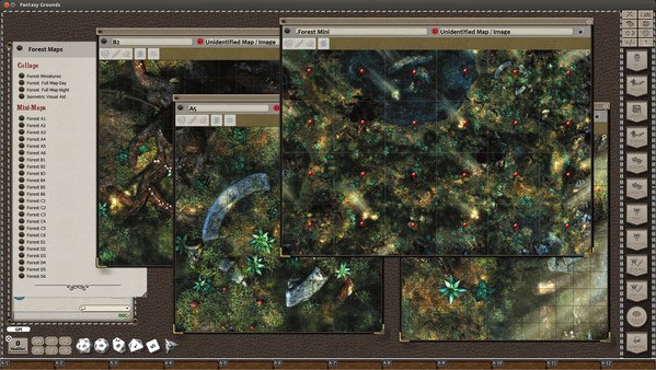 Fantasy Grounds -  Black Scroll Games - Forest of Fallen Giants (Map Pack)