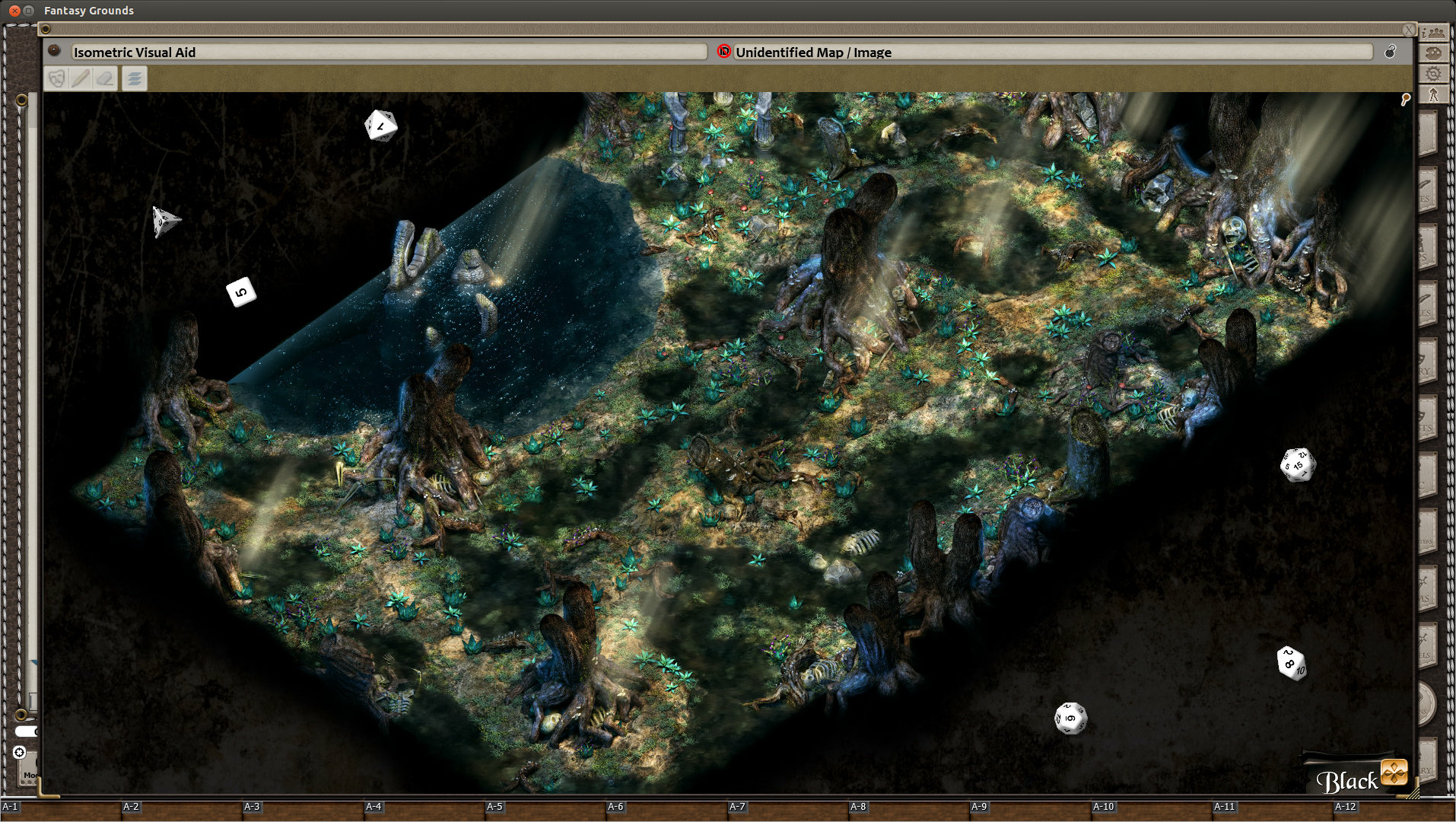 Fantasy Grounds -  Black Scroll Games - Forest of Fallen Giants (Map Pack) Featured Screenshot #1