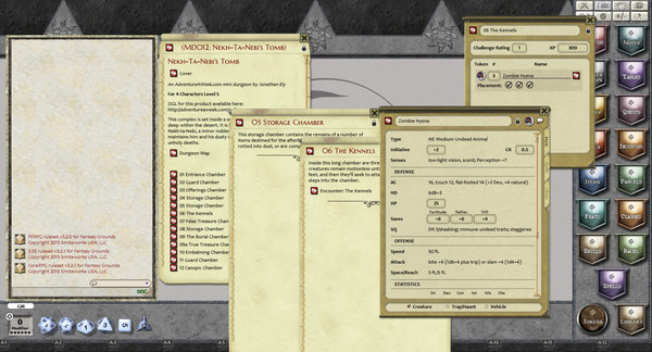Fantasy Grounds - Mini-Dungeon #012: Nekh-ta-Nebi's Tomb (PFRPG)