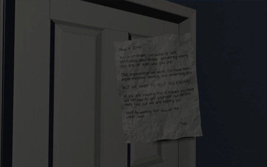 Screenshot z Alcatraz: VR Escape Room