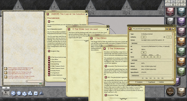 Fantasy Grounds - Mini-Dungeon #013: The Case of the Scrupulous Pawnbroker (PFRPG)