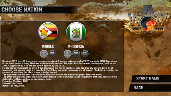 Wars Across the World: Rhodesia 1972 screenshot 7