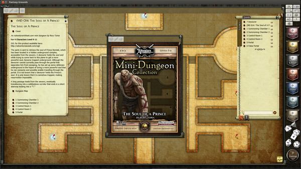 Fantasy Grounds - Mini-Dungeon #014: The Soul of a Prince (PFRPG)