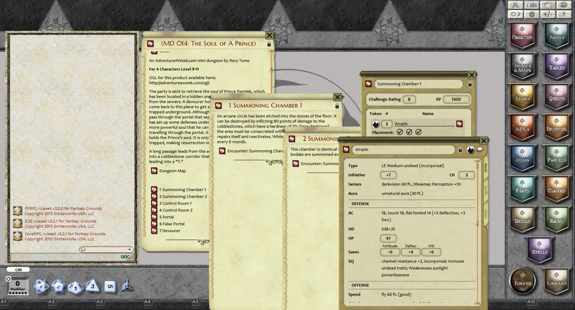 Fantasy Grounds - Mini-Dungeon #014: The Soul of a Prince (PFRPG) Featured Screenshot #1